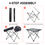 Thumbnail: PACOONE Outdoor Camping Table Portable Foldable Desk High strength Ultralight Al