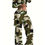 Thumbnail: Camo Print Cargo Pants Sets Sexy Crop Tops & Elastic High Waist Wide Leg Trouser