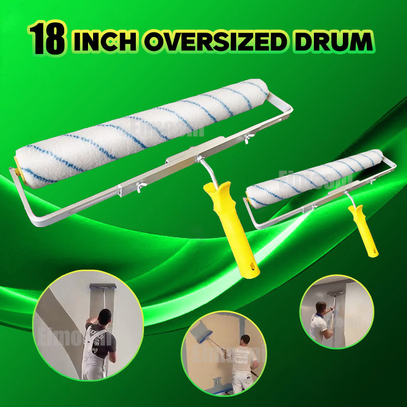 Thumbnail: 18inch Paint Roller Brush Short-Middle-Long Plush Painting Handle Tool For Wall 