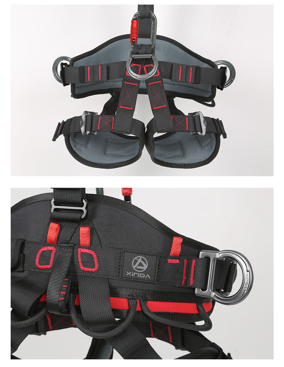Thumbnail: XINDA Hua Series Rock Climbing Harness Full Body Safety Belt Anti Fall Removable