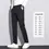 Thumbnail: High Quality Plaid Stripe Ankle Length Pants Men Business Long Length Pant Strai