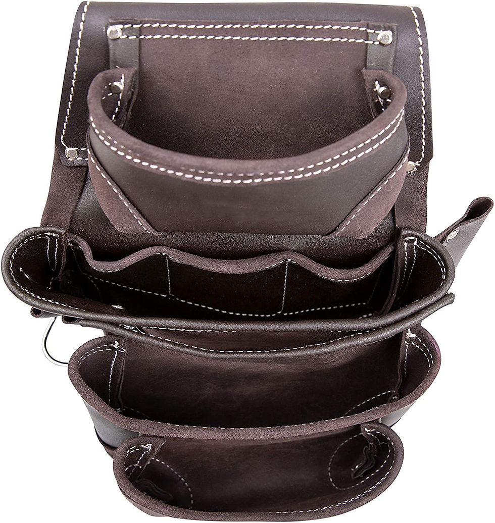 Thumbnail: Factory Durable Tool Strap Advanced Woodworking Electrician PU Waist Tool Bag
