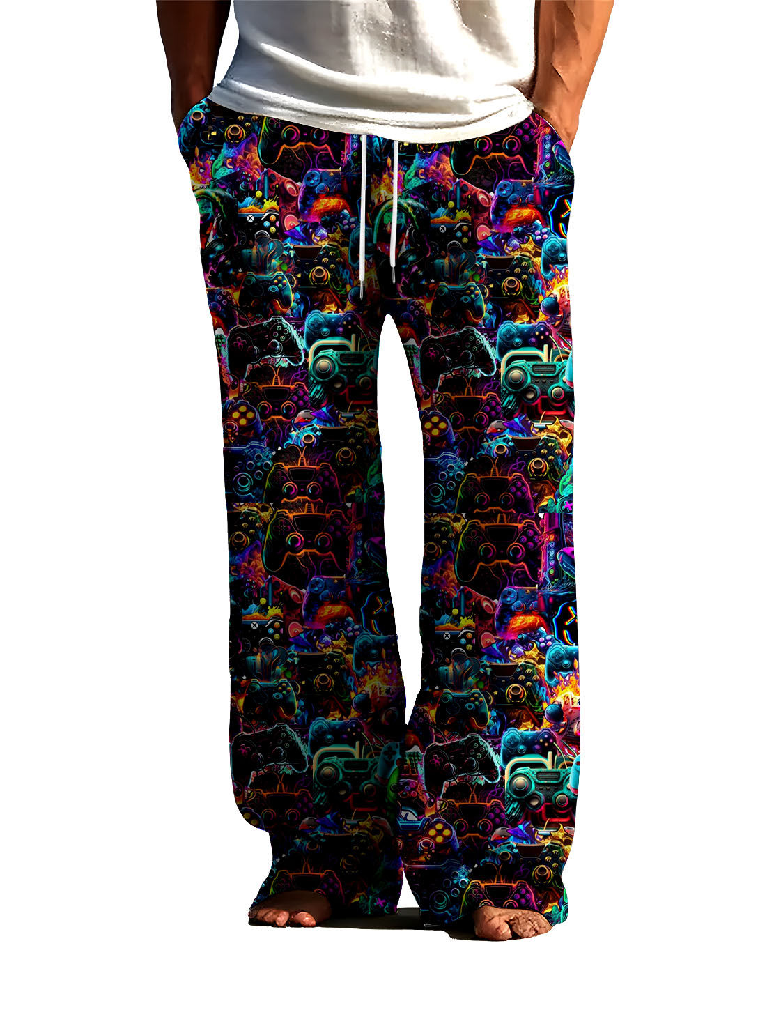 Game Controller 3D Full Print men's Sleeping Pants New Loose and Skin Friendly i