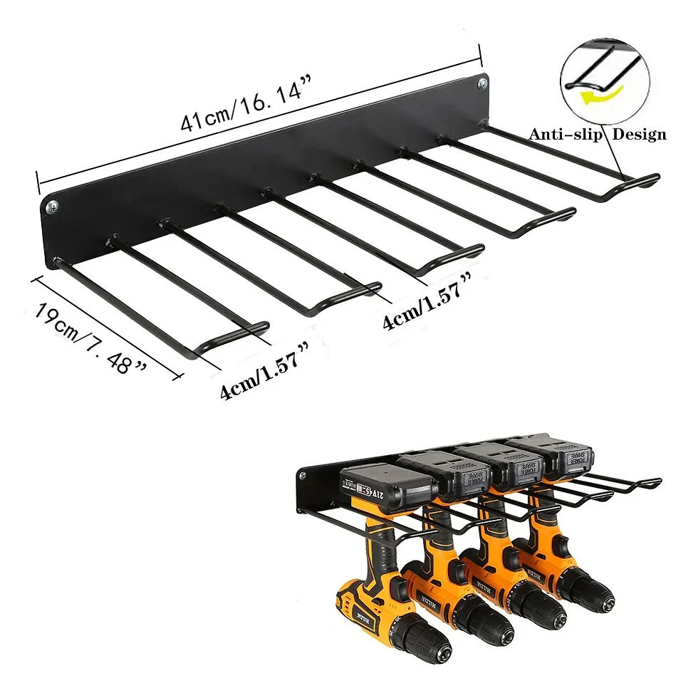 Thumbnail: Hand Power Tool Organizer Rack Wall Mounted Floating Tool cabinet Electric Drill
