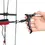 Thumbnail: Adjustable 360 Degree 4 Finger Bow Release Aluminum Aid for Compound Bow Archery