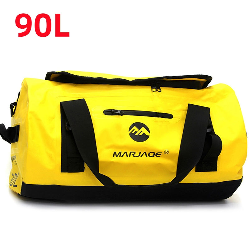 Thumbnail: 30L 60L 90L Kayaking Bag Waterproof Bag Dry Saddle Luggage Storage Beach Rafting