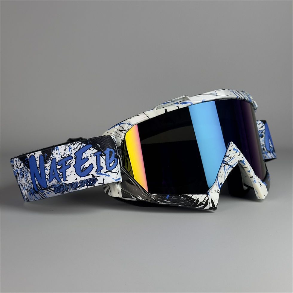 Thumbnail: New 2024 Motorcycle Glasses Motocross Goggles Helmet MX Moto Dirt Bike ATV Ski O