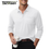 Thumbnail: TACVASEN Long Sleeve Polo Shirts Mens Chest Pocket Casual Polo Shirt Lightweight