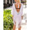 Thumbnail: Sexy Backless Hollow Out Fringe Tassel Tunic Beach Cover Up Cover-ups Beach Dres