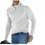 Thumbnail: Men's Autumn Solid Color Jumper Half Zipper Casual Sweater Slim V-neck Long Slee