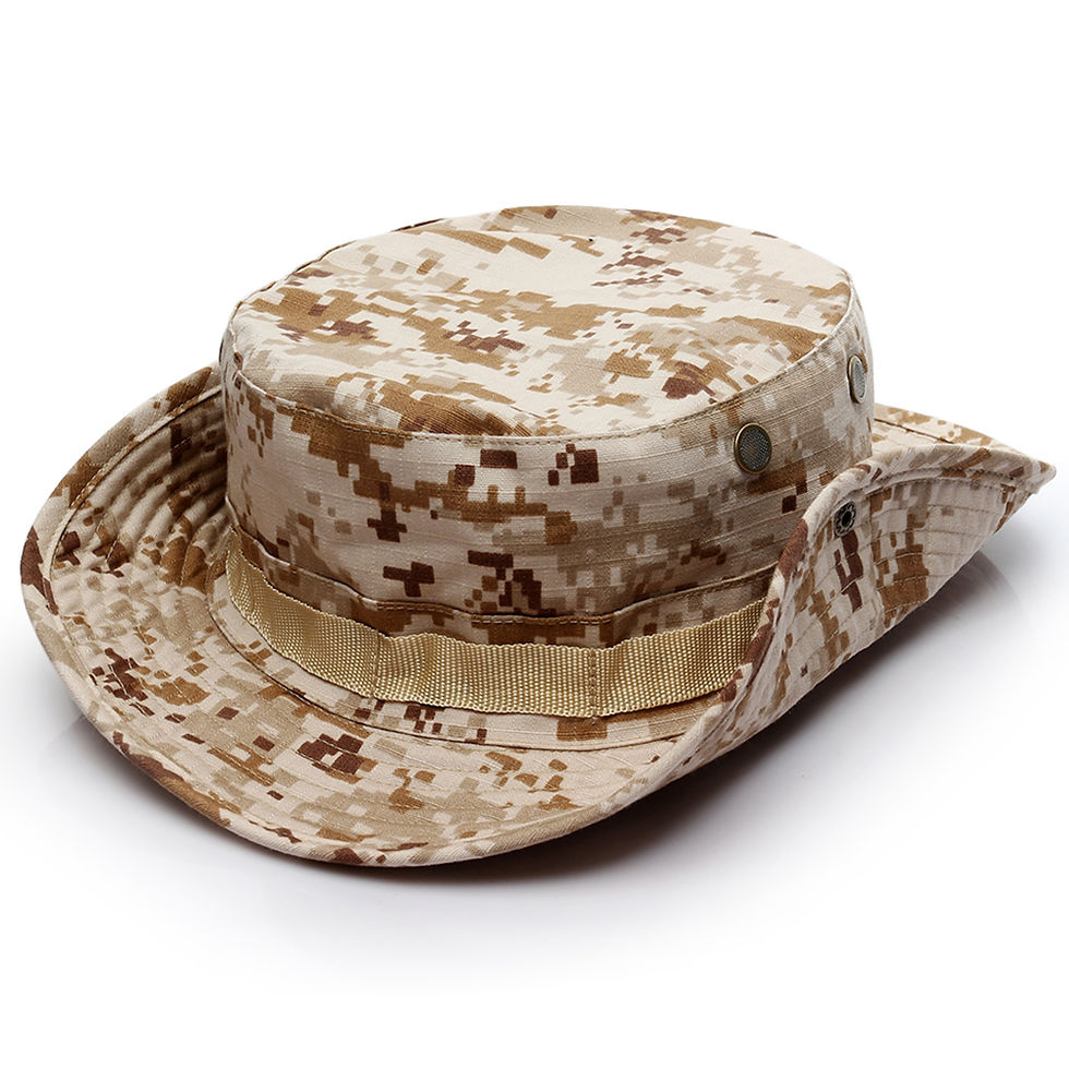 Thumbnail: Camouflage Bucket Hats Hunting Outdoor Hiking Fishing Sun Protector Fisherman Ca