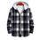 Thumbnail: Man's Hoodies Plaid Shirts Spring And Autumn Fashion Casual Drawstring Long Slee