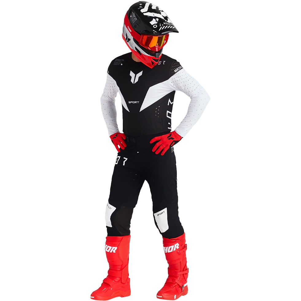 Thumbnail: DEGGEN 2025 Helium FXR Motocross Gear Set Dirt Bike MX kit Off Road Race Wear Mo