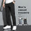 Thumbnail: Men Pants Thin Breathable Reinforced Pocket Trousers Quick Dry Straight Leg Men 