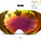 Thumbnail: COPOZZ Magnetic Ski Goggles with Quick-Change Lens and Case Set 100% UV400 Prote