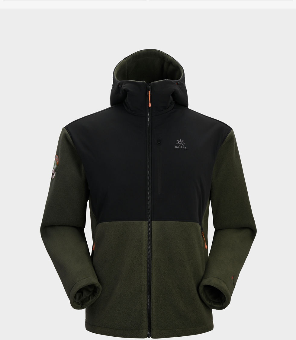 Thumbnail: KAILAS Men POLARTEC Fleece Softshell Jacket Windbreaker Warm Comfortable Wear Re