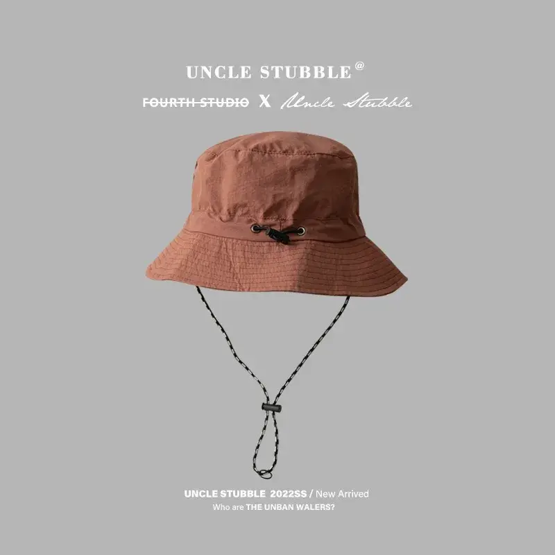 Thumbnail: Foldable Panama Bucket Hat Outdoor Anti-UV Sun Hats For Men Women Spring Summer 