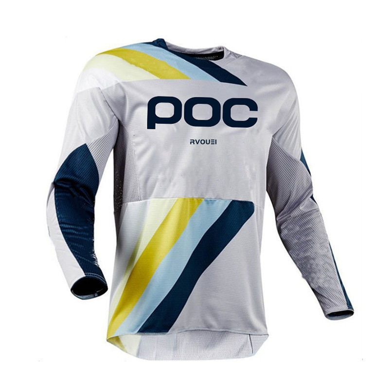 Thumbnail: Rvouei Poc Enduro Men's Jersey Off-Road DH Motorcycle Breathable Sweatshirt MTB 