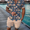 Thumbnail: Men's Summer Tracksuit Sports Suit Men Set 3D Printed Casual Short Sleeve T Shir