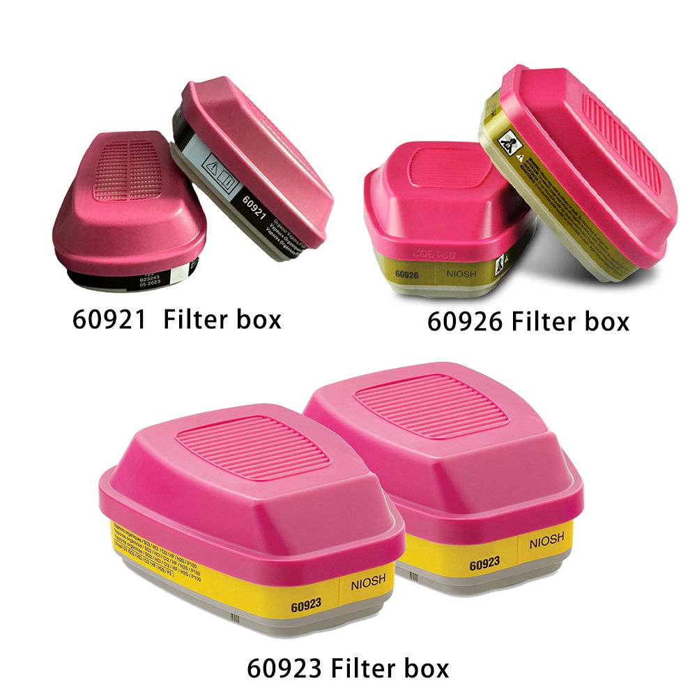 Gas mask filter box accessories 60926, 60923, 60921 Gas filter box Anti organic 