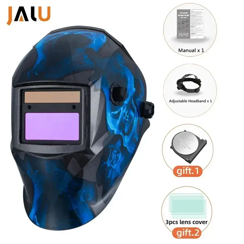 Thumbnail: Big View Mask Welding Helmet Filter Cascos Maquina Solda Capacete 1112 Welder Au