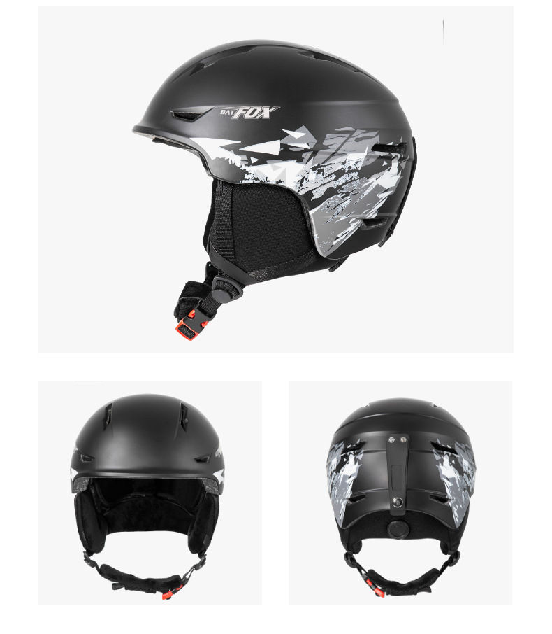 Thumbnail: BATFOX Ski Helmet Snowboard Skiing Skateboard Skating Winter Men Women Outdoor S