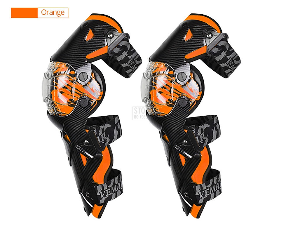 Thumbnail: Red Motocross Knee Pads Motorcycle Knee Guard Moto Protection Motocross Equipmen