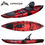 Thumbnail: Rowing Plastic Ocean Fishing Kayak Pedal Drive Boat 1 Person Price For Ocean Wat