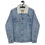 Thumbnail: Unisex denim sherpa jacket