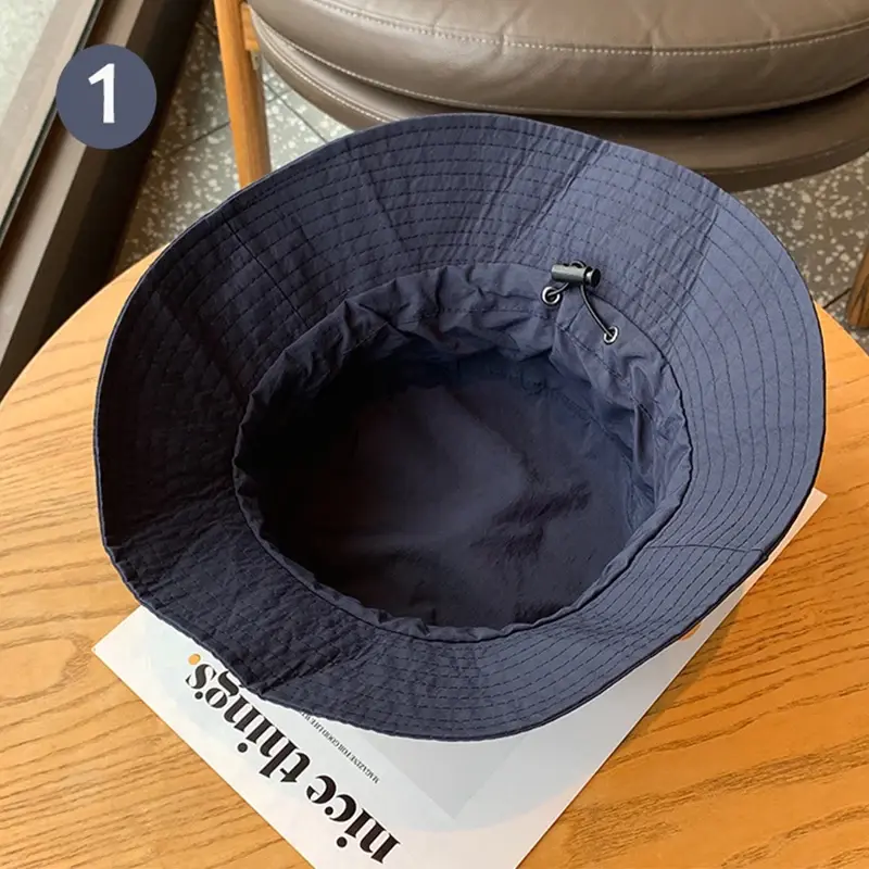 Thumbnail: Foldable Panama Bucket Hat Outdoor Anti-UV Sun Hats For Men Women Spring Summer 