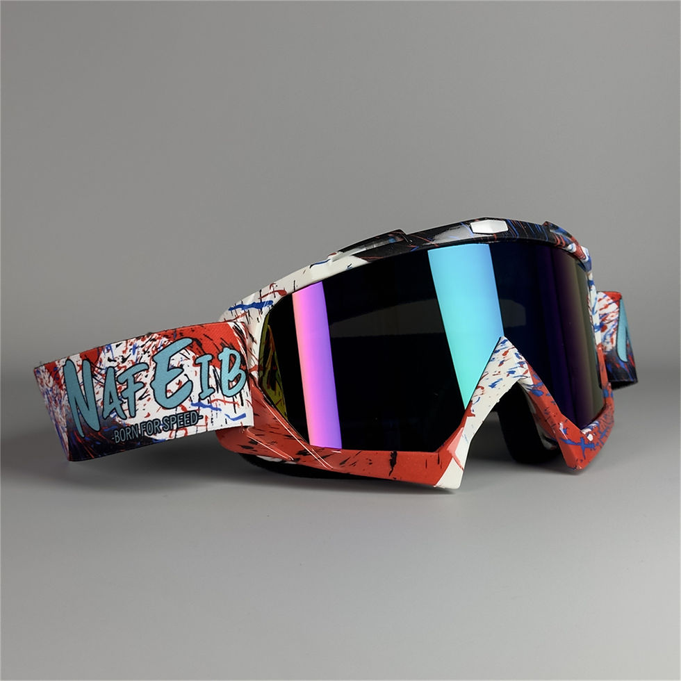 Thumbnail: New 2024 Motorcycle Glasses Motocross Goggles Helmet MX Moto Dirt Bike ATV Ski O