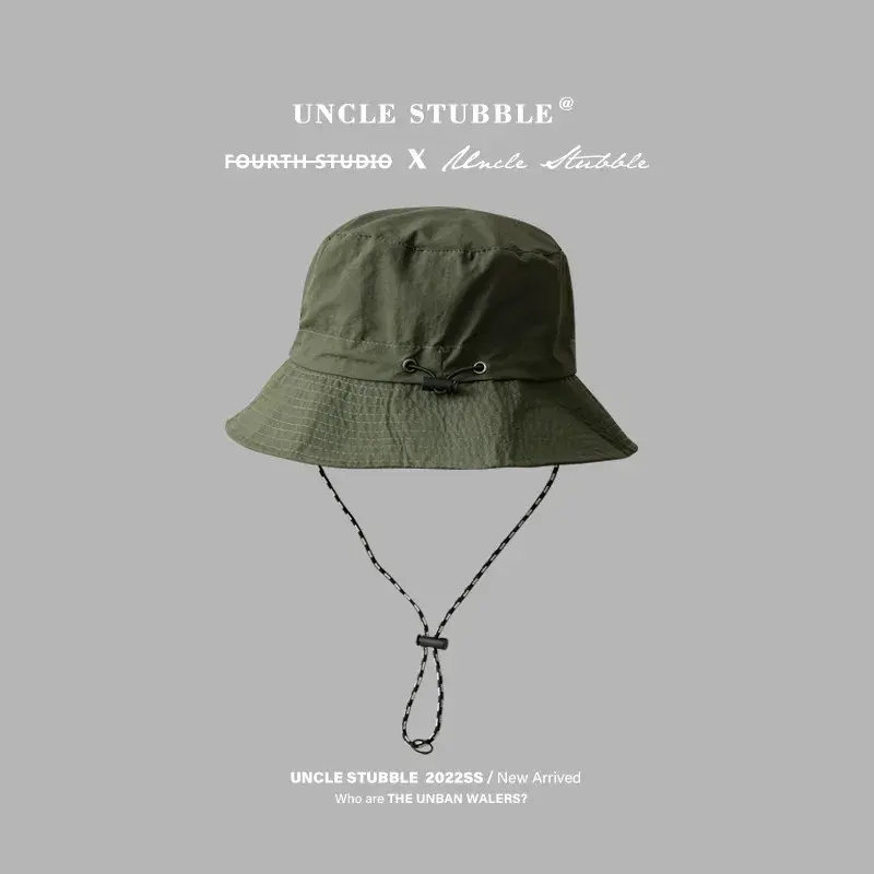 Thumbnail: Foldable Panama Bucket Hat Outdoor Anti-UV Sun Hats For Men Women Spring Summer 