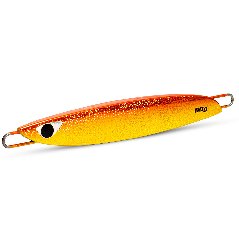 Thumbnail: CASTFUN 40g 60g 80g Saltwater Fishing Lure Metal Jigs Slow Pitch Jigs Sea Fishin