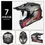 Thumbnail: Motocycle Helmet MTB ATV Motocross Cascos Carbon Fiber Pattern Off-Road helmet D