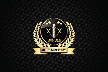 4k barbers logo