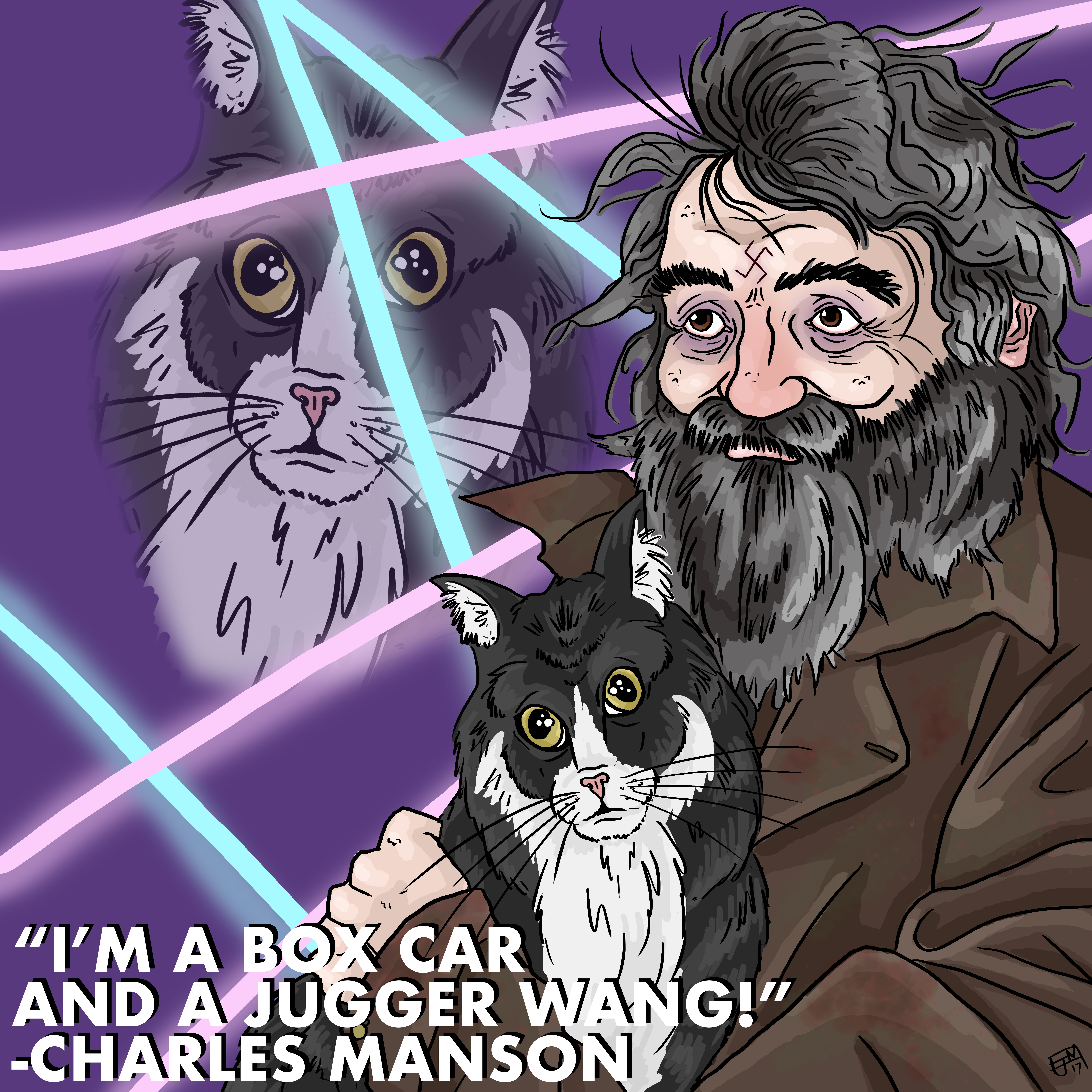 Charles Manson with Your Cat