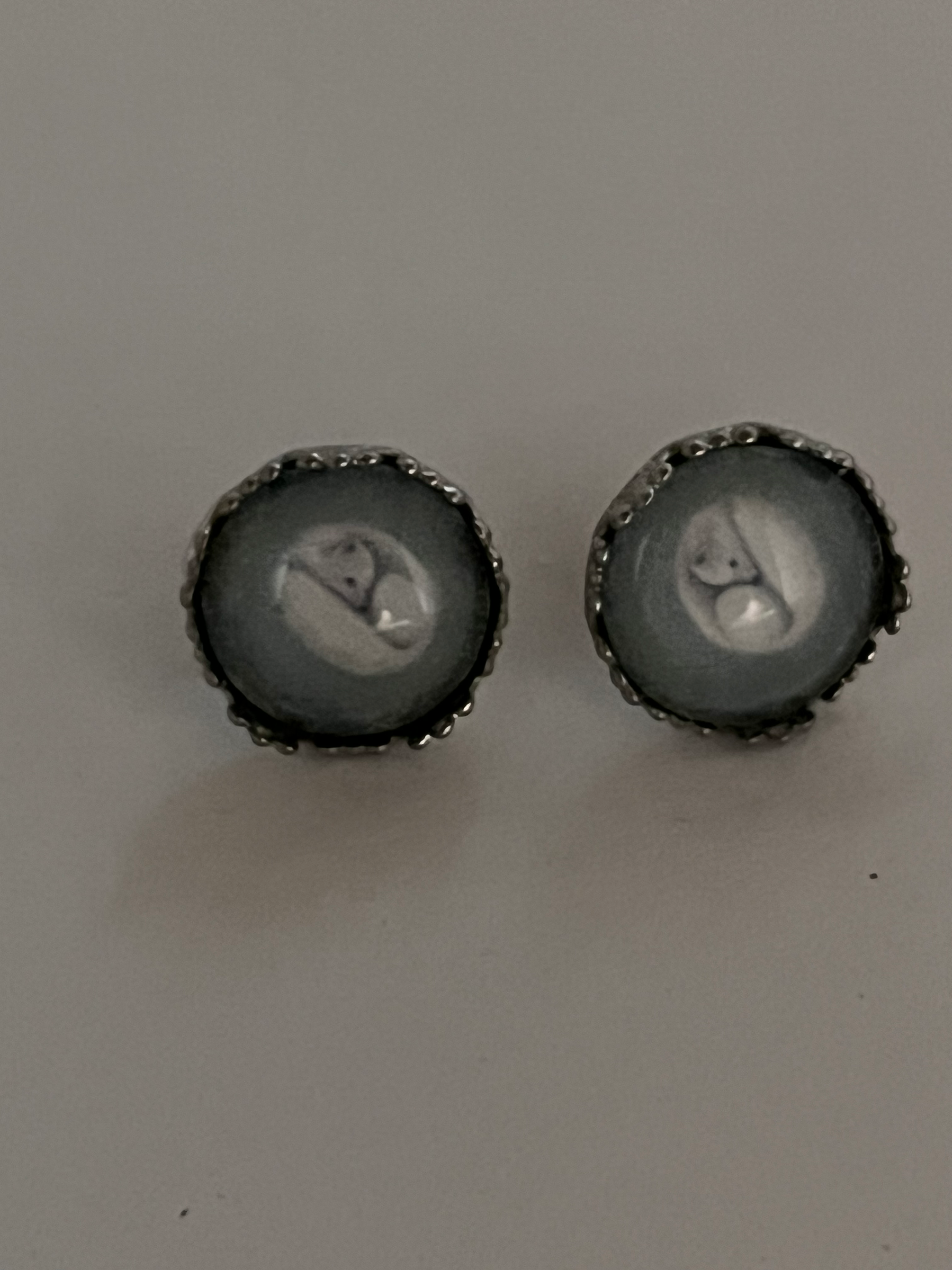 Boucle d'oreille en acier inoxydable