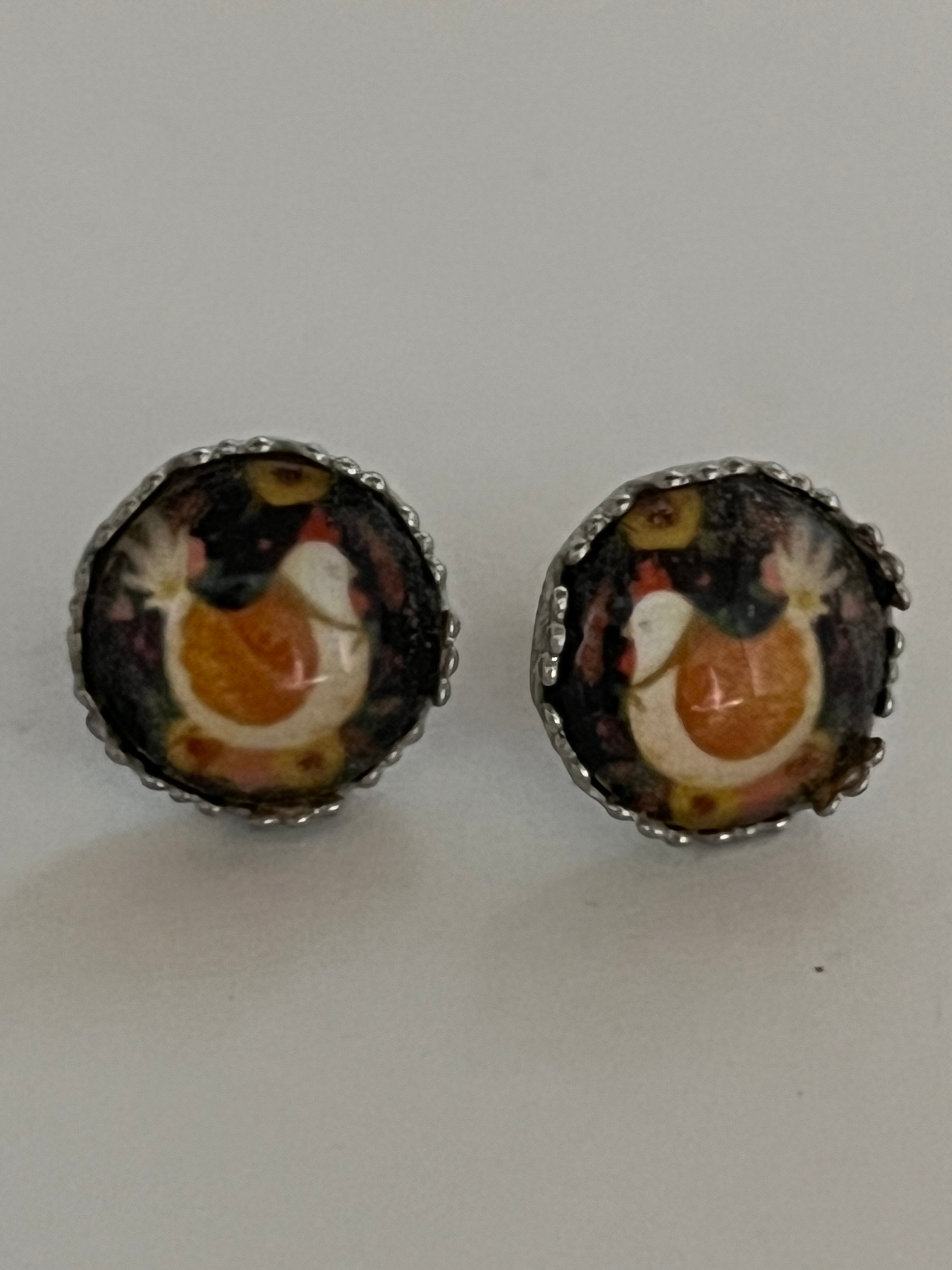 Boucle d'oreille en acier inoxydable