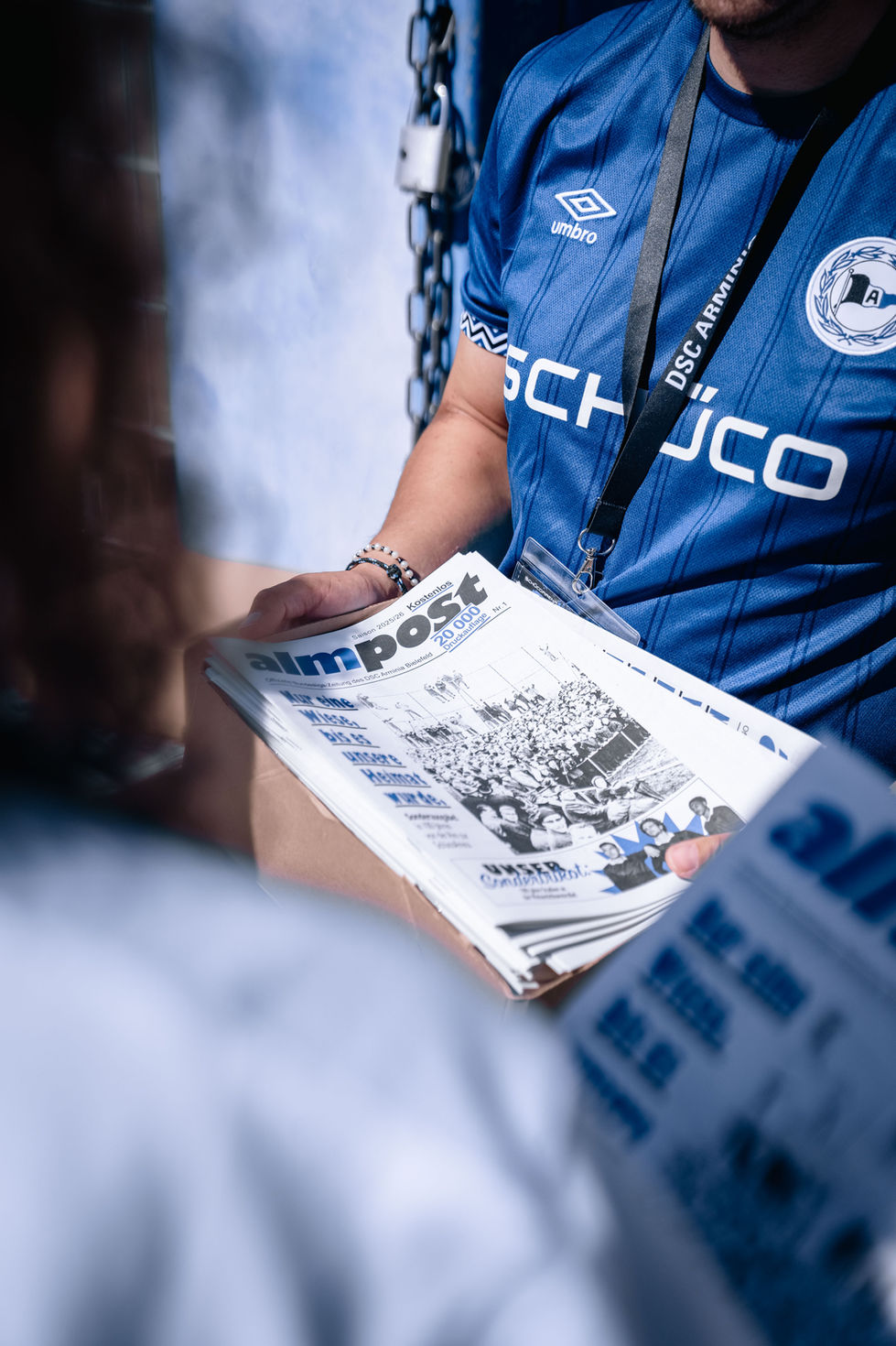 Almpost 2026 – Corporate Design & Editorial Bielefeld, Arminia Bielefeld