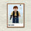Thumbnail: Lego Han Solo Wall Art, Star Wars Wall Art, Kids Cool Bedroom Poster Prints
