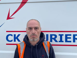 Paul Baker, CK Couriers Technical Team Member.