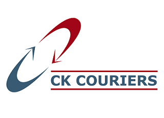 CK Couriers logo.