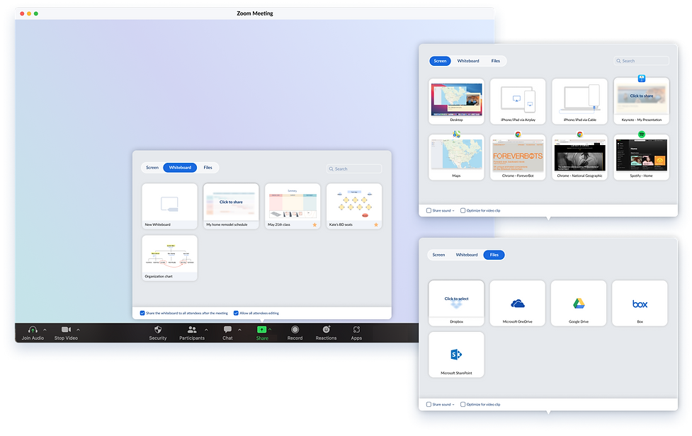 Zoom Whiteboard Redesign Alice Li