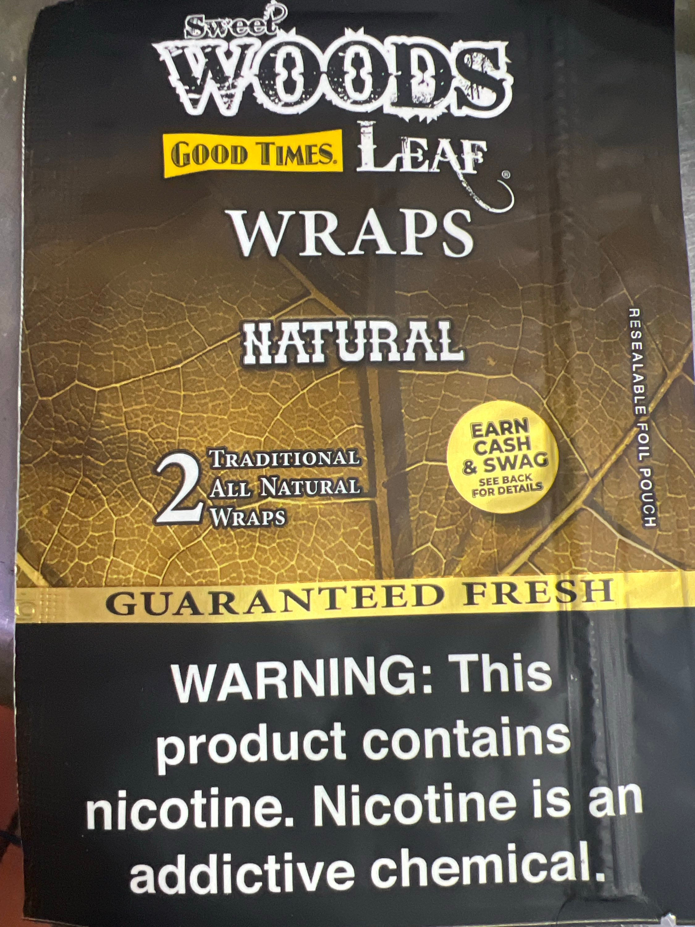 Woods good times leaf natural 