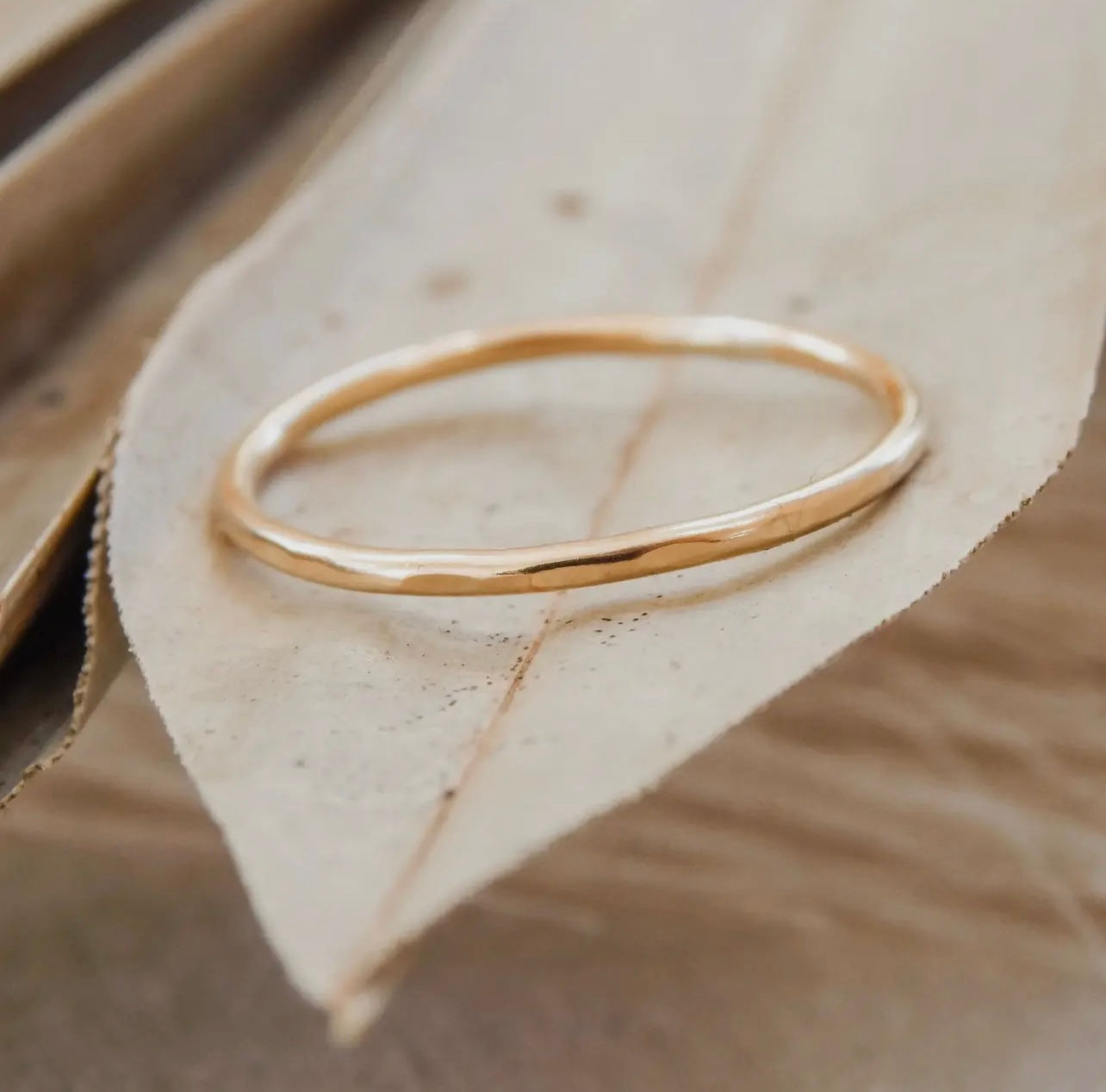 Hammered Stacking Rings