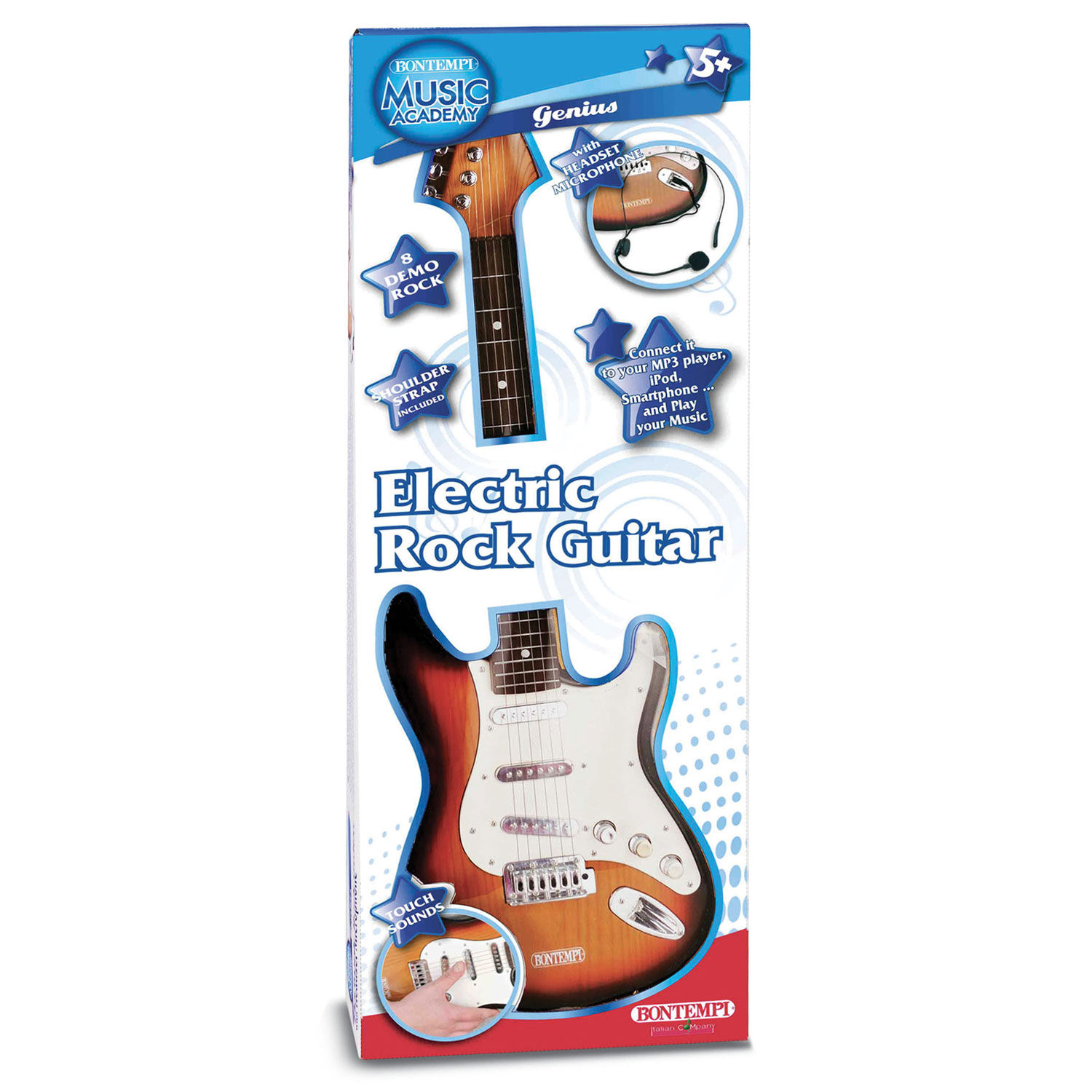 Kids Bontempi Electric Guitar With Microphone