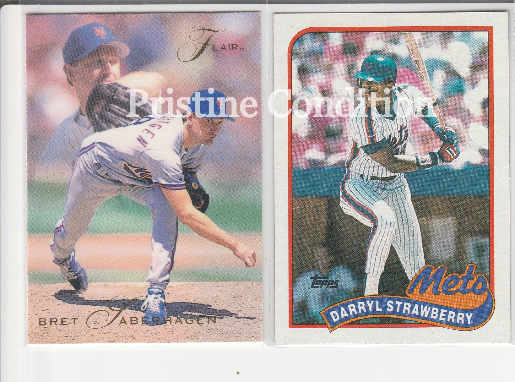 METS ~ Saberhagen/Strawberry/Wilson/Siri