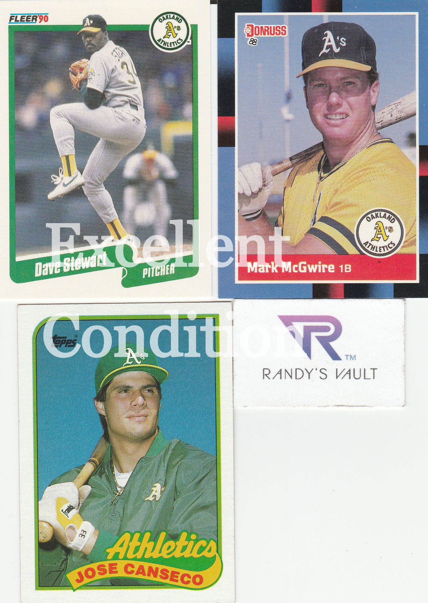 ATHLETICS ~ McGuire/Canseco/LaRussa/Stewart