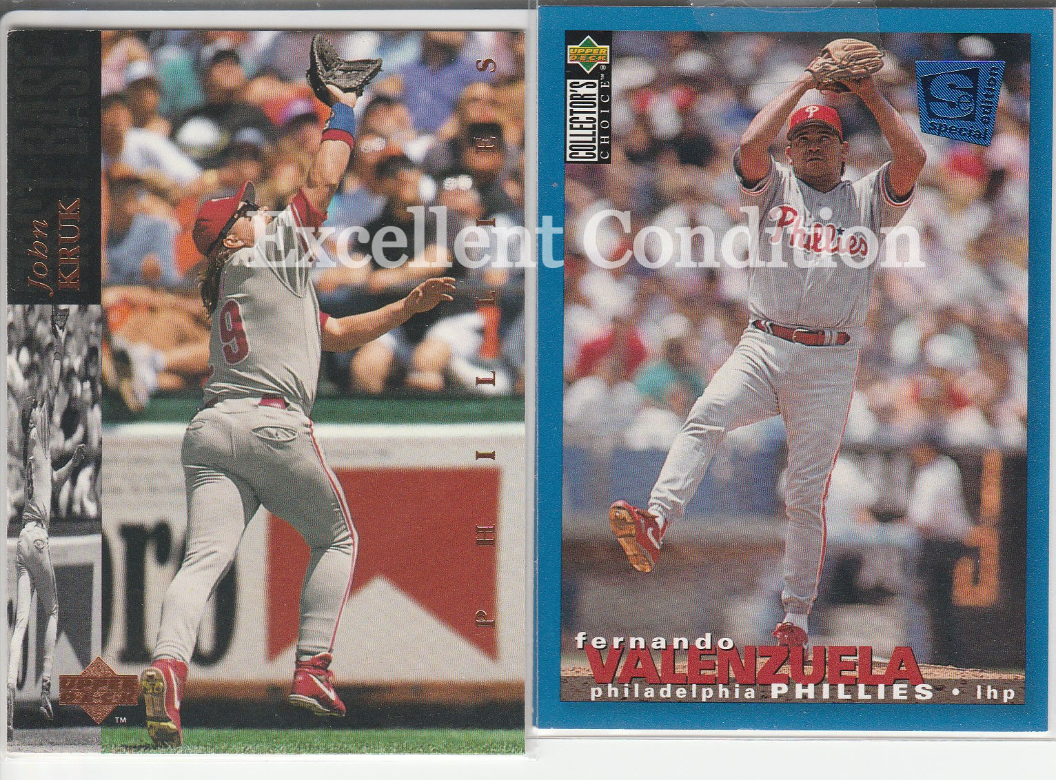 PHILLIES ~ Kruk/Gross/Valenzuela/Lieberthal