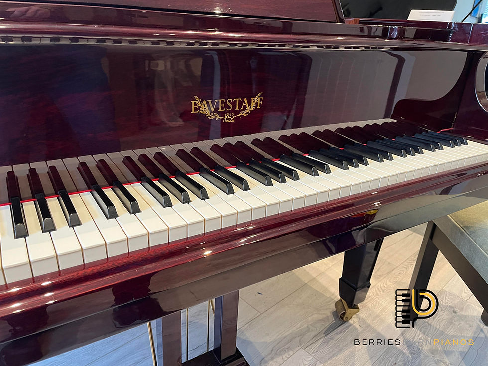 Thumbnail: Eavestaff 155 Baby Grand Piano - Dark Rosewood Gloss (2005)